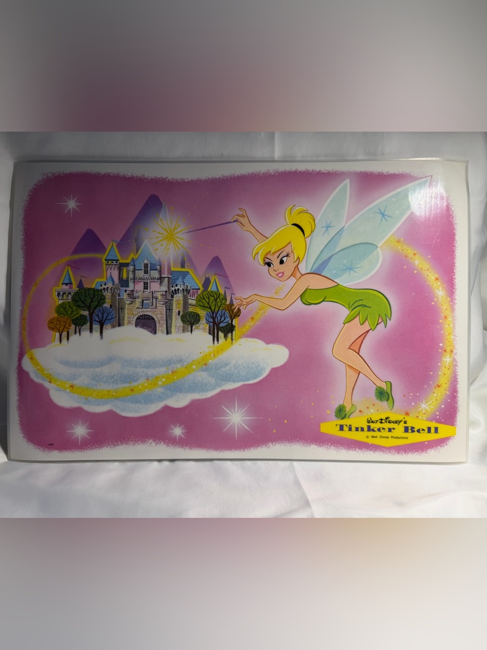 Vintage 1960s Walt Disney Productions Laminated Placemat Lot of 4